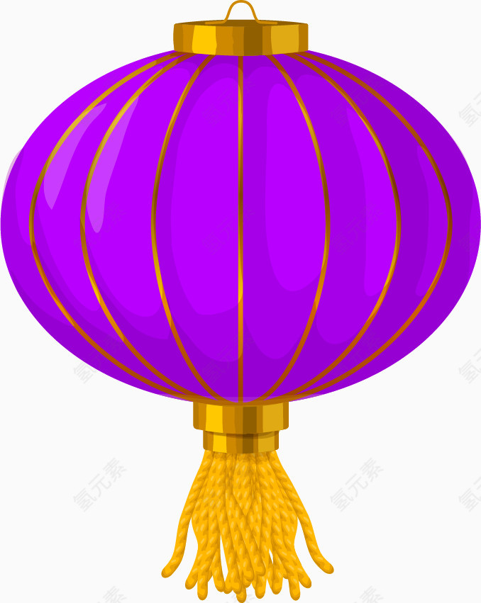 矢量手绘古典灯笼