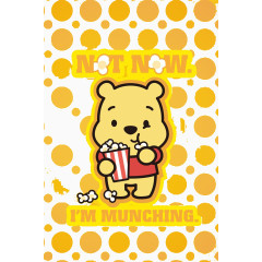 吃着爆米花的小熊维尼