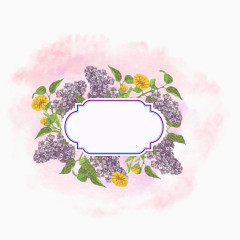 薰衣草淡紫色背景图