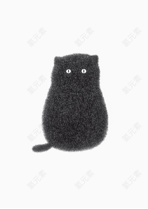 黑色猫咪