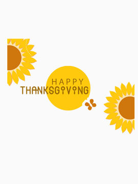 感恩节快乐装饰图案