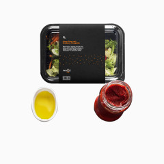 蔬菜水果番茄酱便当