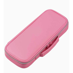 粉红色笔袋背面