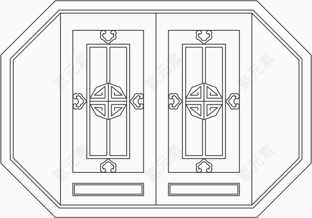 传统古典中式窗