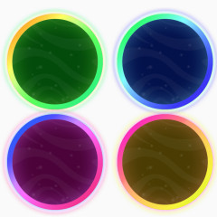 活动氛围各色圆圈