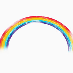 七彩梦幻彩虹装饰图案