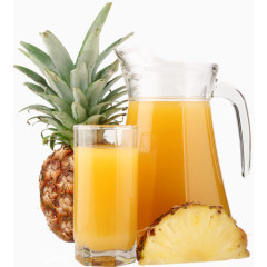 菠萝汁素材