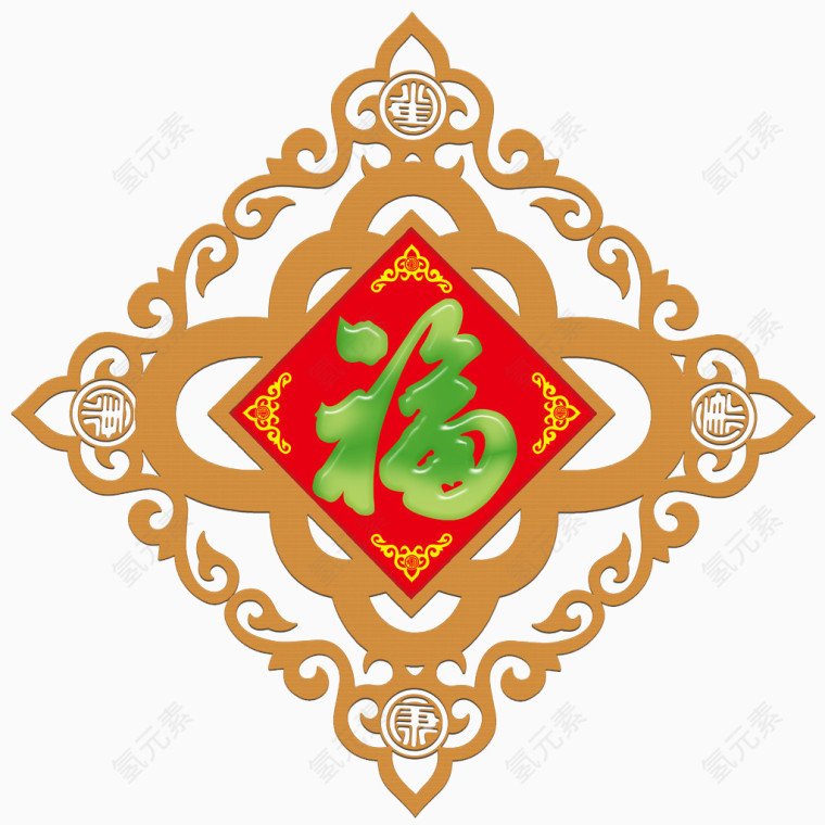 福字门联矢量