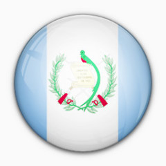 国旗瓜地马拉对世界标志图标