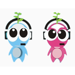 两个可爱小宠物图片