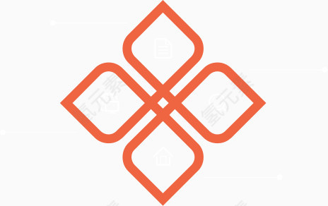 ppt花瓣四项分类卡