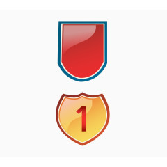 矢量奖杯金色第一