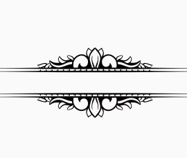 欧式底纹花纹边框