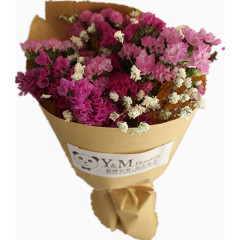 满天星花束牛皮纸