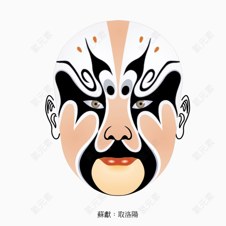 脸谱素材