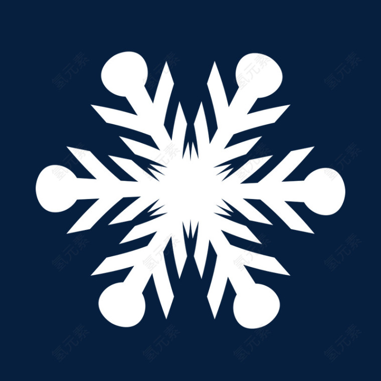 雪花 白色