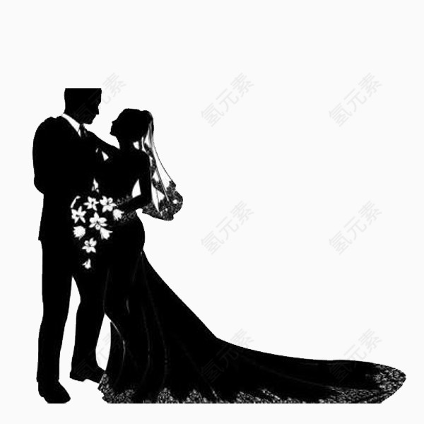 黑白新人婚礼