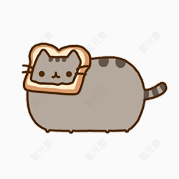 带框框的猫