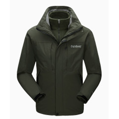 双层加厚保暖羽绒服