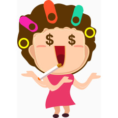 包租婆卡通人物