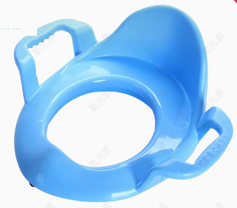 蓝色婴儿坐便器