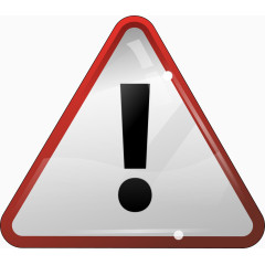 矢量手绘警示牌