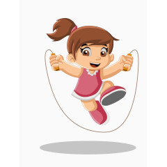 跳绳女生