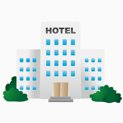 白色质感医院扁平