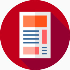 一张报纸的图标