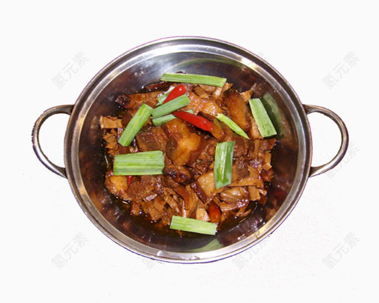 笋干红烧肉锅仔