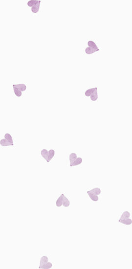 卡通手绘心形漂浮素材