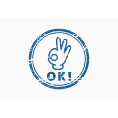 圆形手势图标矢量