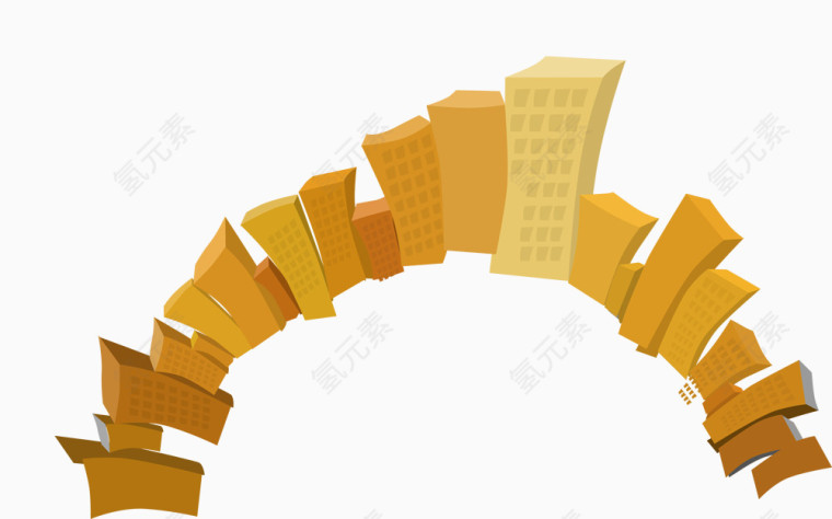 唯美精美城市建筑楼房房子