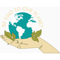 矢量保护地球素材