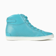 杜嘉班纳蓝色高帮休闲鞋