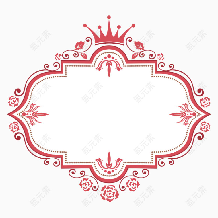 纹理边框 七夕花纹