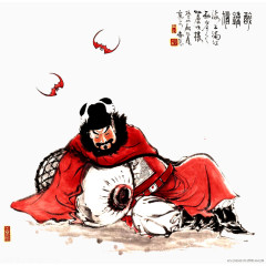 端午习俗跳钟馗钟馗醉酒1
