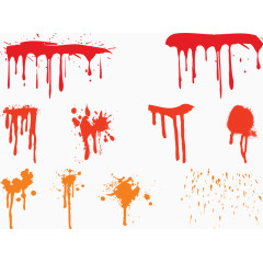 矢量图流血画笔