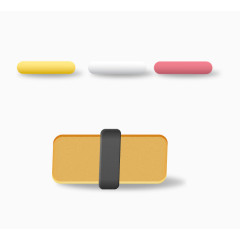 手绘粉笔和黑板擦