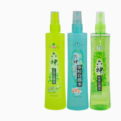 六神驱蚊花露水透明素材