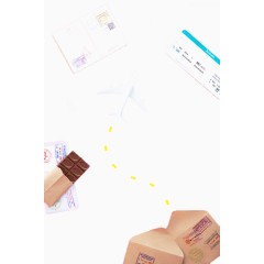 飞机旅行路线虚线