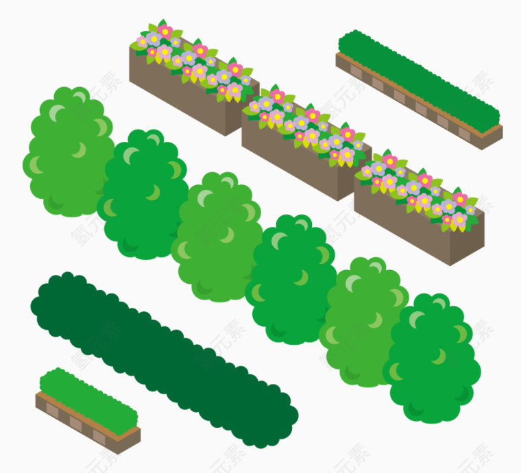 绿化带素材