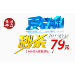 夏不为例艺术字