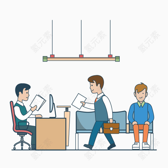 交辞职信的男子