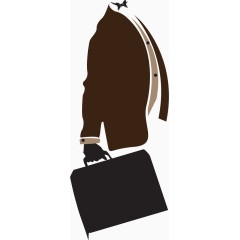 矢量手绘男士身体