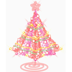 圣诞节可爱圣诞树素材