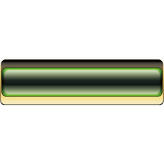 绿色水晶矢量复古按钮