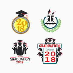 矢量博士生素材