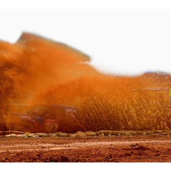 飞溅的泥土泥沙