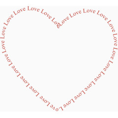 LOVE爱心框架